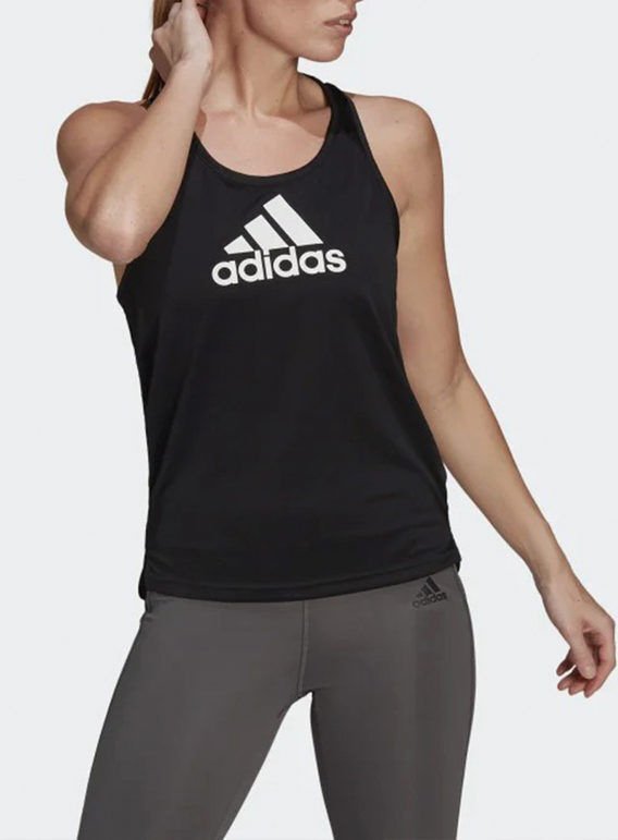 Adidas Canotta sportiva da donna Tops donna Nero taglia L