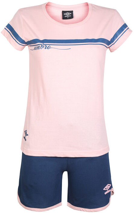 Umbro Completo corto in cotone da donna Tute Sportive donna Rosa taglia M