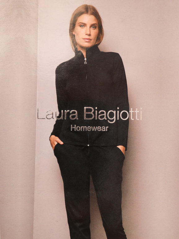 Laura Biagiotti Completo sportivo donna 2 pezzi in cotone Tute Sportive donna Nero taglia M