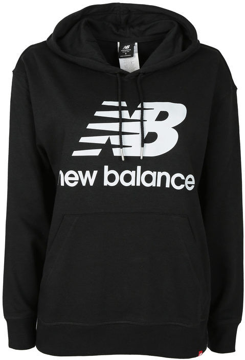 New Balance ESS OVERSIZE PO Felpa donna con cappuccio Felpe donna Nero taglia M