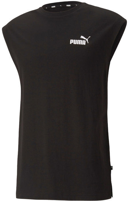 Puma ESS SLEEVELESS TEE Canotta sportiva con stampa T-Shirt e Top uomo Nero taglia M