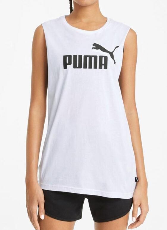 Puma ESS Tank Canotta donna regular fit T-Shirt e Top donna Bianco taglia L