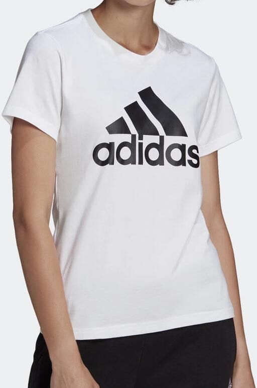 Adidas Essentials Logo T-shirt donna T-Shirt e Top donna Bianco taglia S