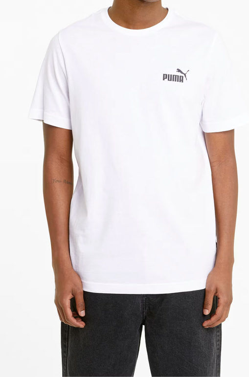 Puma Essentials t-shirt uomo con piccolo logo T-Shirt e Top uomo Bianco taglia S