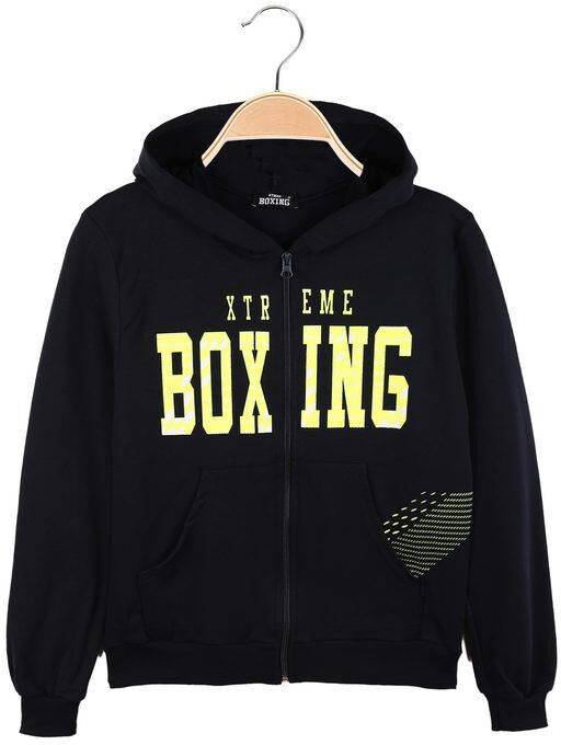 Xtreme Boxing felpa bambino con zip e cappuccio Felpe bambino Blu taglia 10