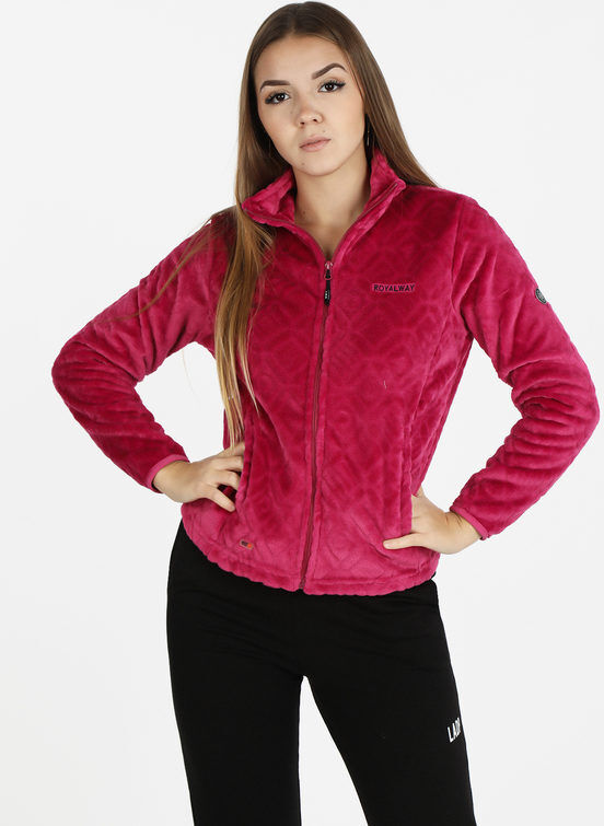 Be Board Felpa donna in spugna con cerniera Felpe donna Fucsia taglia XL