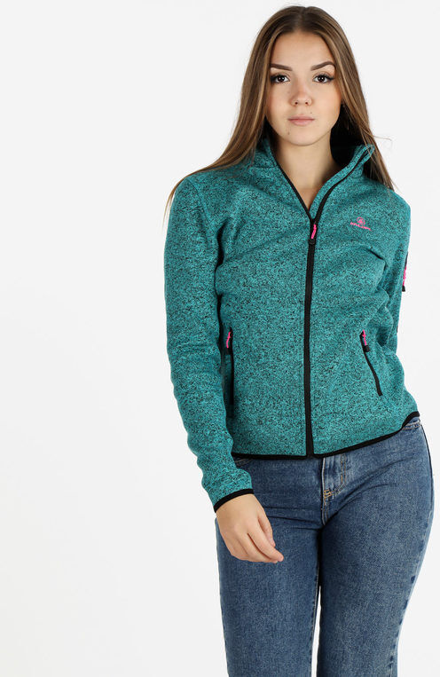 Athl Dpt Felpa donna sportiva full zip Felpe donna Blu taglia XL