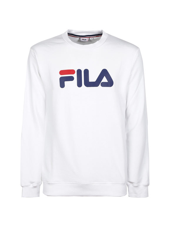 Fila Felpa girocollo unisex con scritta Felpe unisex Bianco taglia XL