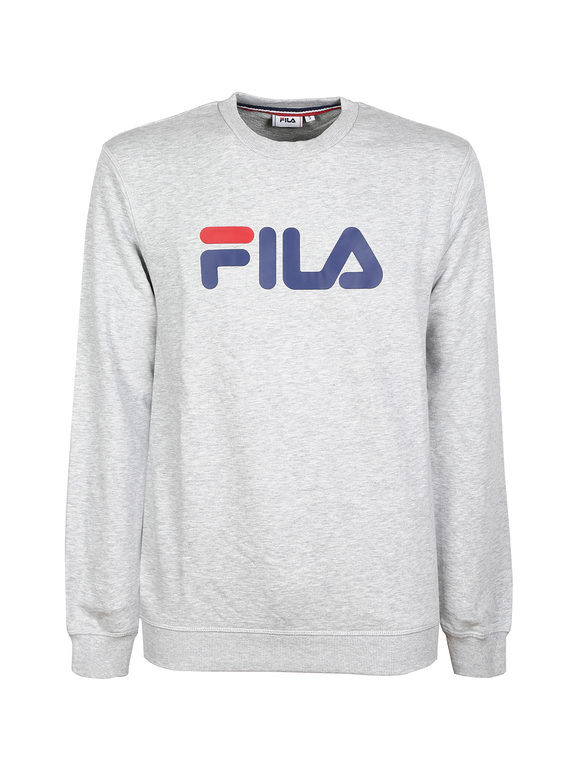 Fila Felpa girocollo unisex con scritta Felpe unisex Grigio taglia M