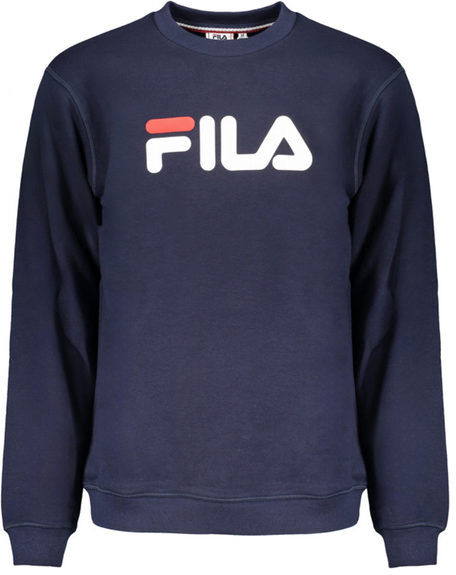 Fila Felpa unisex girocollo in cotone garzato Felpe unisex Blu taglia M