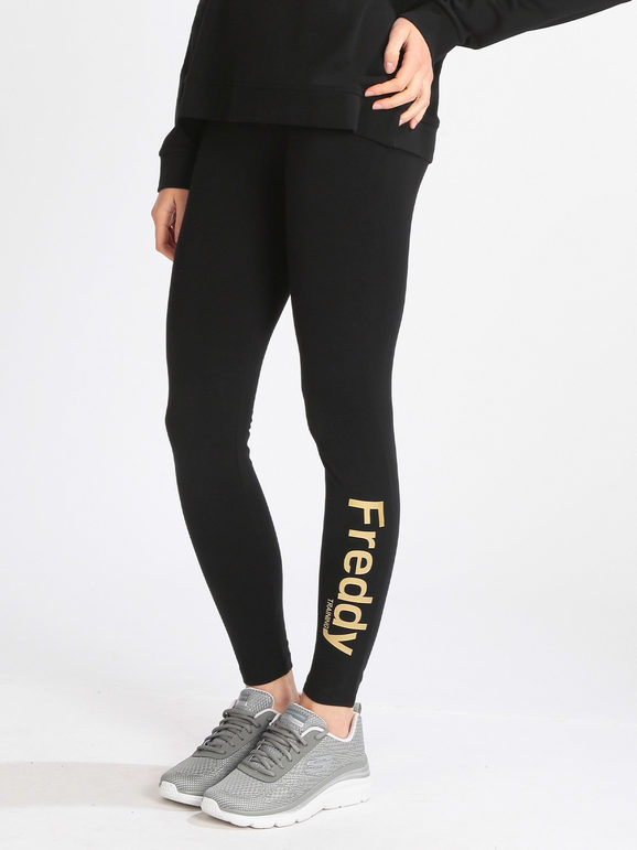 Freddy Leggings sportivi da donna Pantaloni e shorts donna Oro taglia L