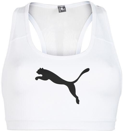 Puma Mid Impact 4Keeps Brassiere sportiva T-Shirt e Top donna Bianco taglia S