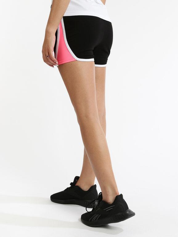 Millennium Pantaloncini sportivi in cotone Pantaloni e shorts donna Nero taglia L