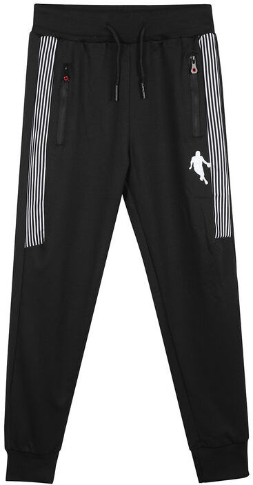 Yi Boy Pantaloni tuta da bambino con polsini Pantaloni e shorts bambino Nero taglia 16