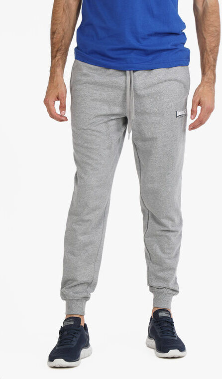 Lonsdale Pantaloni tuta da uomo con polsini Pantaloni e shorts uomo Grigio taglia L