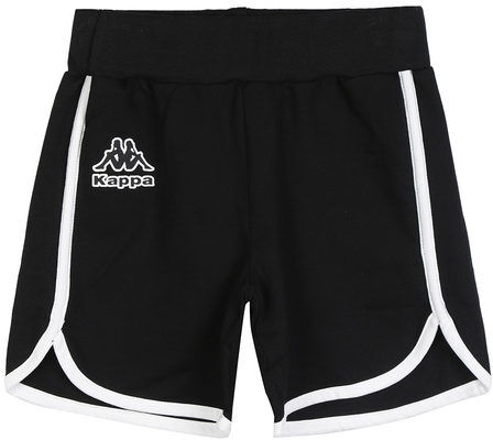 Kappa Shorts sportivi da bambina in cotone Pantaloni e shorts bambina Nero taglia 10