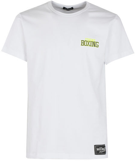 Xtreme Boxing T-shirt da uomo in cotone scritta T-Shirt e Top uomo Bianco taglia XL