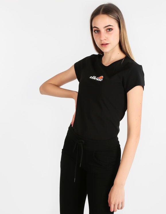 Ellesse T-shirt donna in cotone con scritta T-Shirt e Top donna Nero taglia S