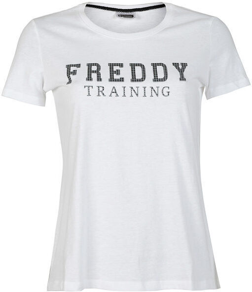 Freddy T-shirt donna stampa marchio T-Shirt e Top donna Bianco taglia L