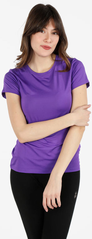 Athl Dpt T-shirt sportiva da donna in tessuto tecnico T-Shirt Manica Corta donna Viola taglia L