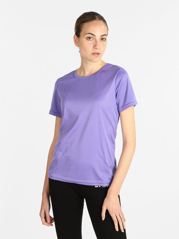Athl Dpt T-shirt sportiva donna manica corta T-Shirt e Top donna Viola taglia XL