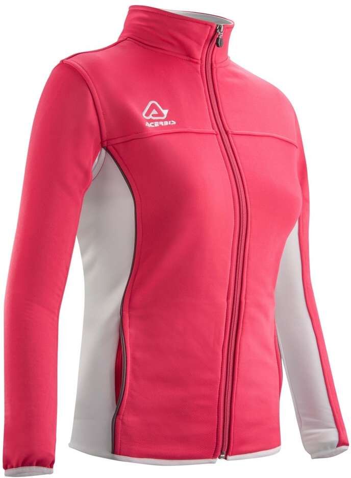 Giacca Tuta Donna Sportiva Acerbis BELATRIX Fucsia Bianco taglia L