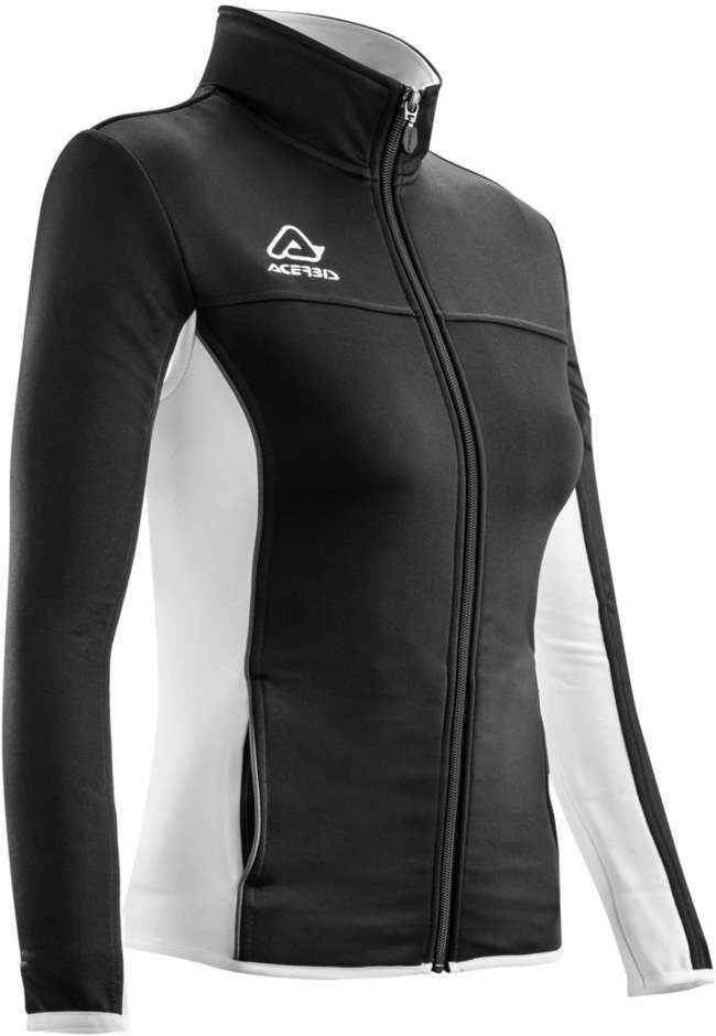 Giacca Tuta Donna Sportiva Acerbis BELATRIX Nero Bianco taglia XS