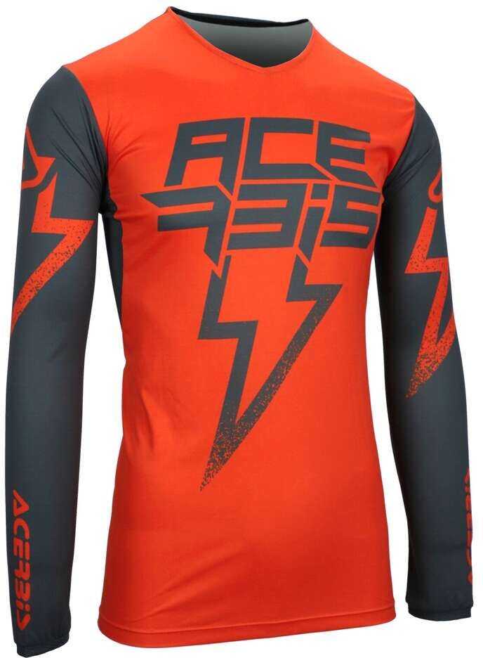 Maglia da Motocross Enduro ACERBIS X-FLEX BLIZZARD Arancio G taglia L