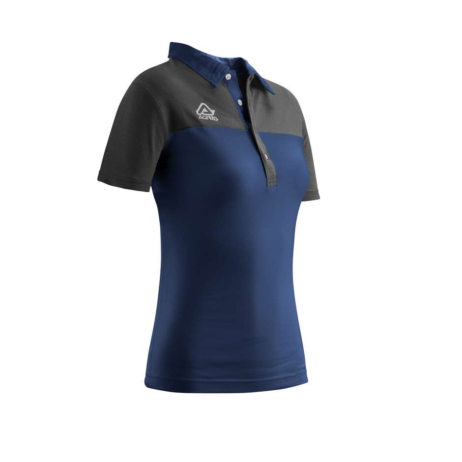 Polo Donna Casual Acerbis BELATRIX Blu taglia M