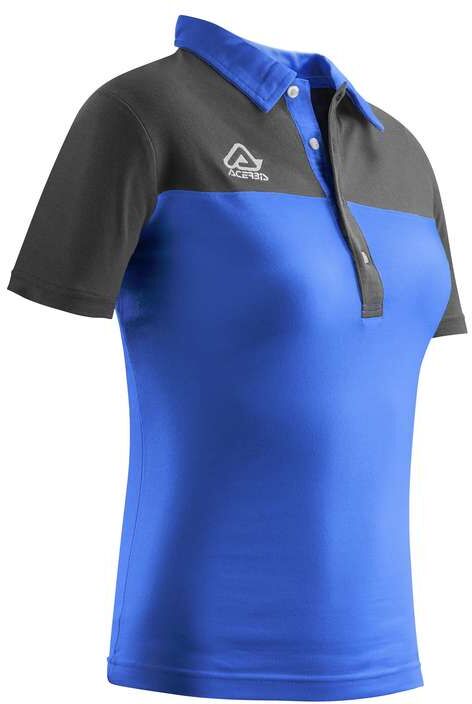 Polo Donna Casual Acerbis BELATRIX Royal Blu taglia 2XL