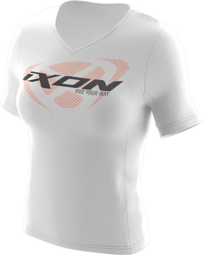 T-Shirt Donna Ixon UNIT LADY Bianco Grigio Arancio taglia XL