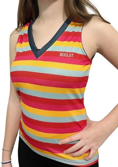 Biciclista Summer W - top ciclismo - donna Pink/Red/Yellow M