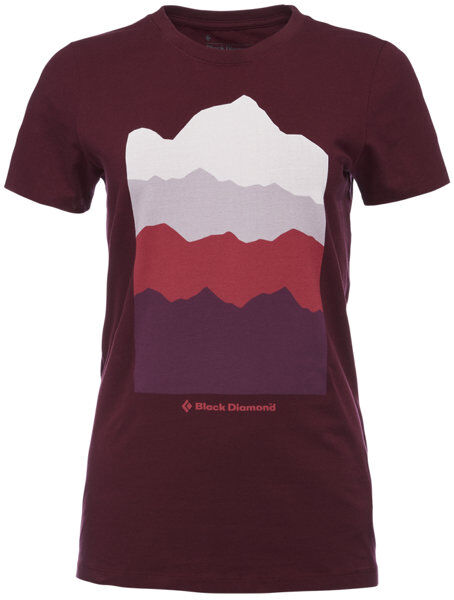 Black Diamond Vista - T-Shirt arrampicata - donna Dark Red S