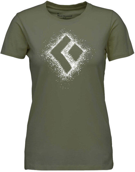 Black Diamond W Chalked Up 2.0 SS - T-shirt - donna Dark Green S