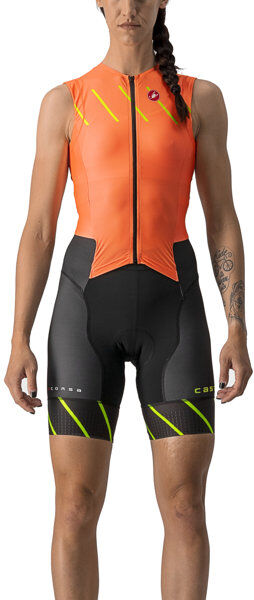 Castelli Free W Sanremo 2 - completo ciclismo - donna Orange/Black S