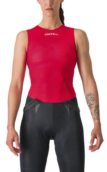 Castelli Pro Mesh W - maglietta tecnica - donna Red L