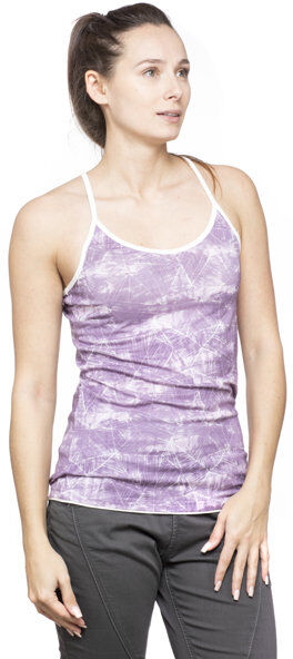 Chillaz Massouri Triangle Watercolor - top arrampicata - donna Purple/White 36