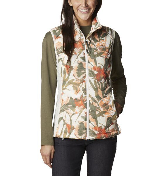 Columbia Powder Pass - gilet - donna Green/Red S