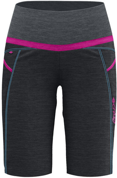 Crazy Exit -pantaloni corti trekking - donna Dark Grey/Pink S