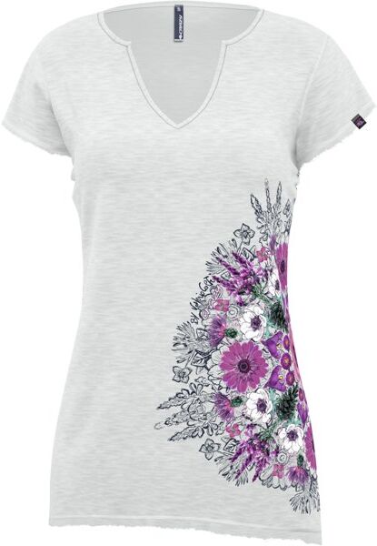 Crazy Mandala - T-shirt - donna White/Pink S