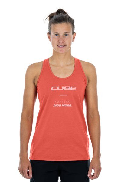 Cube Organic WS - Top - donna Red M