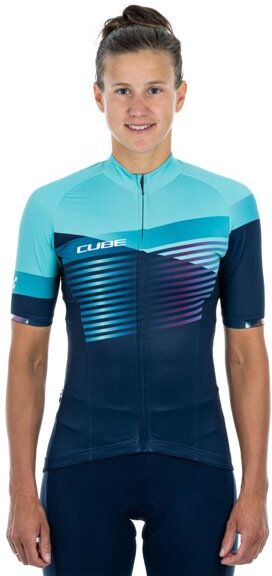 Cube Teamline WS - maglia ciclismo - donna Mint/Blue S