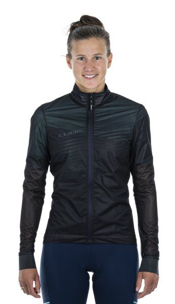 Cube Teamline WS Wind - giacca ciclismo - donna Black M
