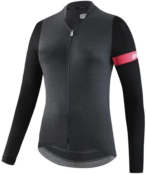 Dotout Block W - maglia ciclismo a manica lunga - donna Grey/Black/Red L