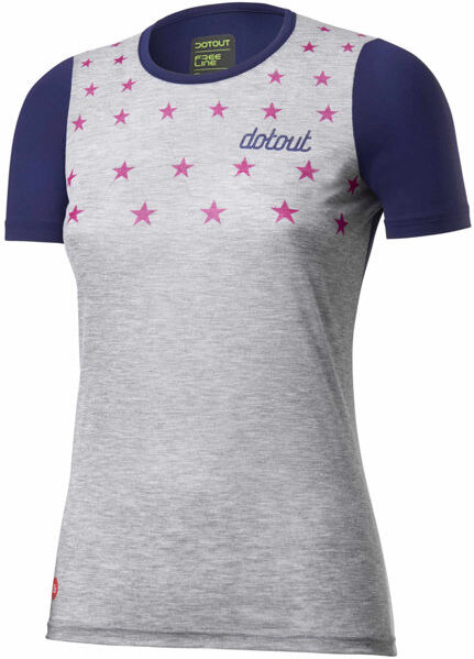 Dotout Stars - maglia ciclismo - donna Grey/Blue M