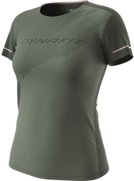 Dynafit Alpine 2 S/S - maglia trail running - donna Green/Light Pink XS