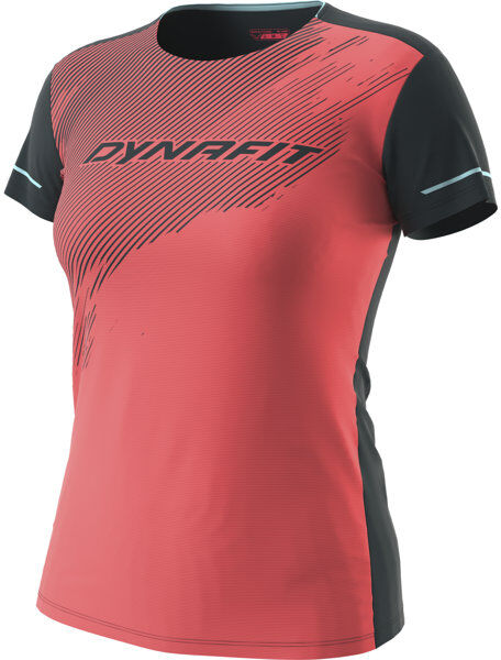 Dynafit Alpine 2 S/S - maglia trail running - donna Light Red/Dark Blue/Light Blue M