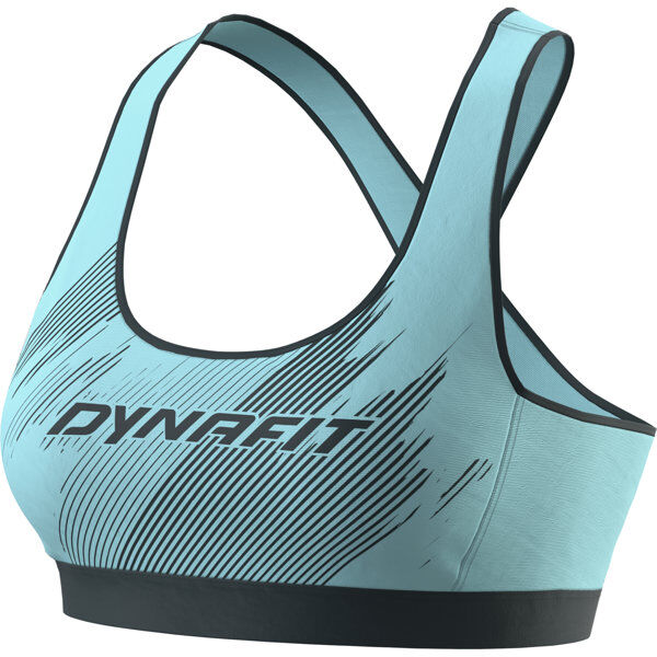 Dynafit Alpine Graphic W - reggiseno sportivo alto sostegno - donna Light Blue/Dark Blue S