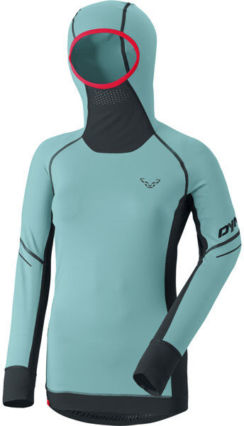 Dynafit Alpine L/S W - maglia trailrunning - donna Light Blue S