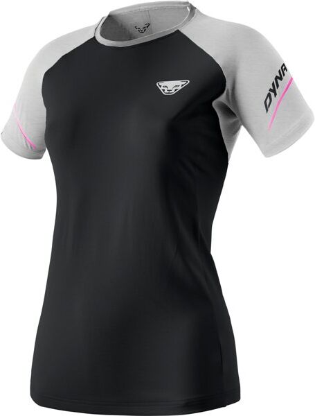 Dynafit Alpine Pro - maglia trail running - donna Black/White/Pink I46 D40